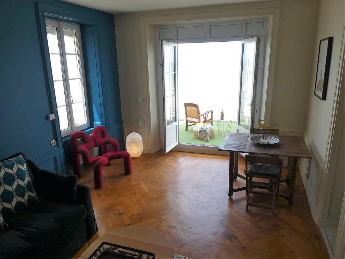 Appartement De Standing - Avec Terrasse Et Vue Mer Arromanches-les-Bains Zewnętrze zdjęcie