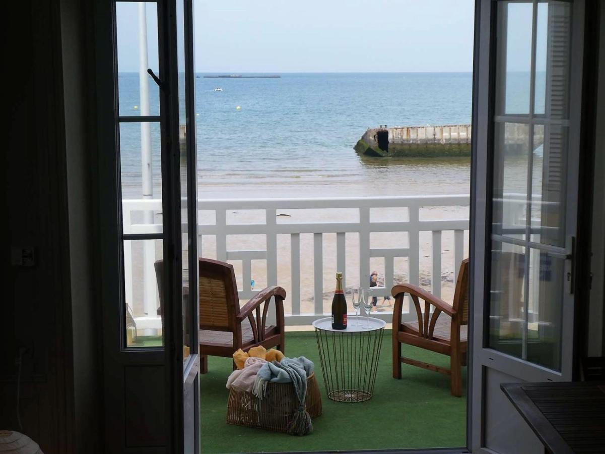 Appartement De Standing - Avec Terrasse Et Vue Mer Arromanches-les-Bains Zewnętrze zdjęcie