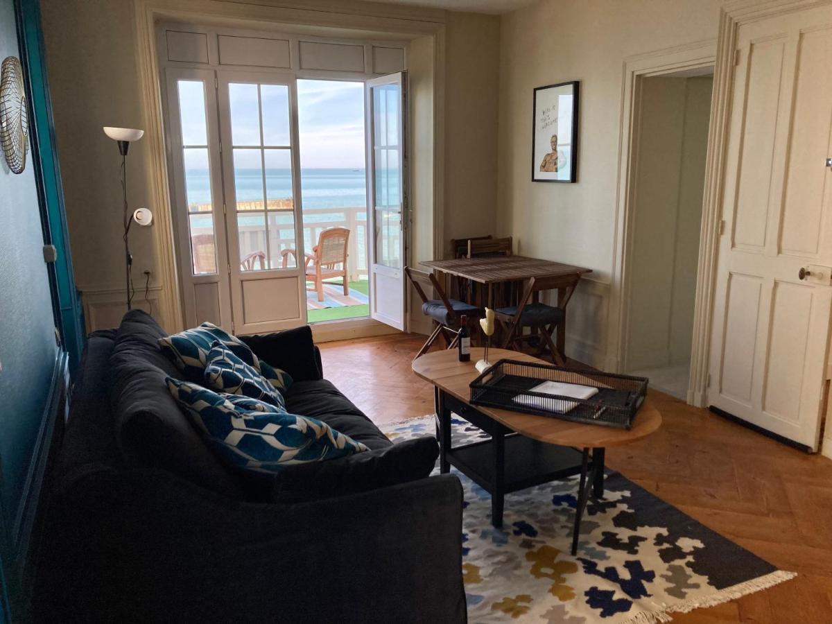 Appartement De Standing - Avec Terrasse Et Vue Mer Arromanches-les-Bains Zewnętrze zdjęcie